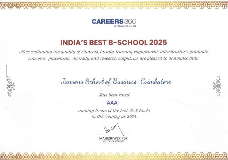 Career 360 - Best B School 2025